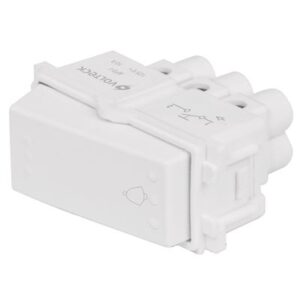 Interruptor para timbre linea italiana color blanco Código: 48139