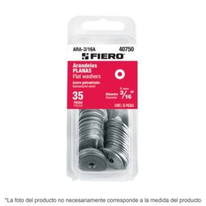 Blister con 14 arandelas planas de 3/8 Código: 40753