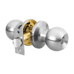 Pomo trubal tubular cromo mate entrada hermex basic Código: 23657