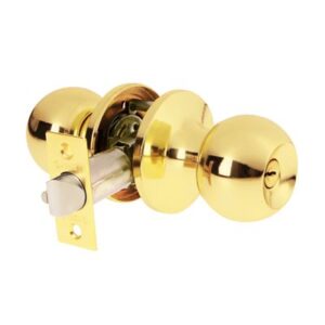 Pomo trubal tubular laton brillante entrada hermex basic Código: 23655