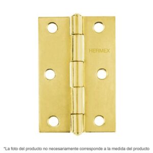 Bisagra rectangular laton 4" par Código: 43198