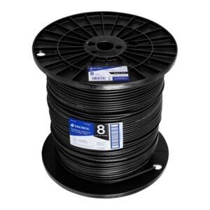 Cable thw 8 negro x metro Código: 40119