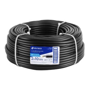 Cable uso rudo 2 conductores calibre 10 rollo de 100 m. Código: 40002