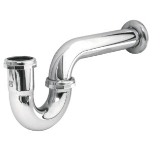 Cespol de laton cromado sin contra para fregadero 1-1/2" Código: 49336