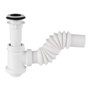 Cespol polipropileno flexible de bote para lavabo de 1-1/4" Código: 49366