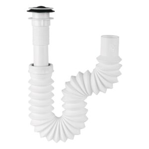 Cespol polipropileno flexible tipo "p" para lavabo 1-1/4" Código: 49365