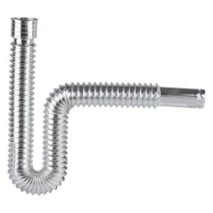 Cespol flexible para lavabo o fregadero acabado cromado Código: 49507