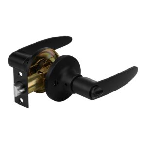 Cerradura manija cilindro laton negro recamara hermex Código: 49852