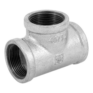 Tee sencilla 1-1/4" acero galvanizado Código: 48755