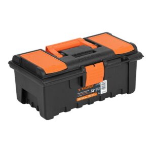 Caja 14" con compartimentos naranja Código: 11139