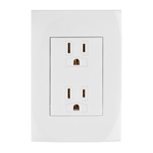 Contacto duplex 2 polos + tierra linea oslo blanco Código: 48309