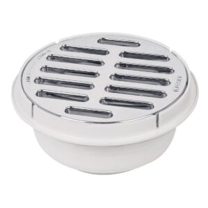 Coladera universal de polipropileno 5" rejilla cromada Código: 49616