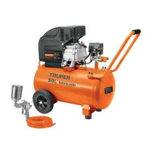 Kit compresor 50 l 4-1/2 hp manguera de pvc y pistola Código: 16095