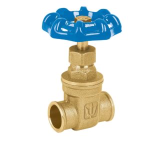 Valvula de compuerta de laton soldable de 1/2" Código: 49023