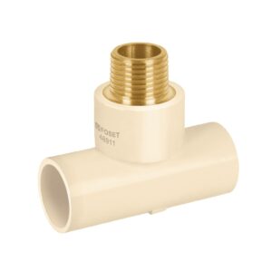 Tee cpvc latón rosca exterior 1/2" Código: 48911