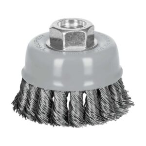 Carda copa 3" alambre trenzado grueso multi-rosca Código: 100854
