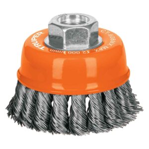 Carda copaalambre trenzado grueso 3"m14"mm para esmeril Código: 17530
