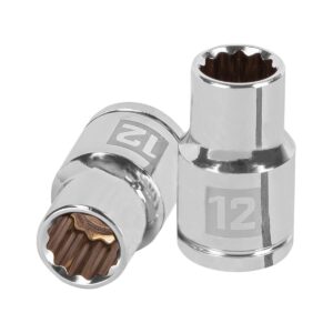 Dado de 12 puntas cuadro 1/2" de 12mm Código: 13526