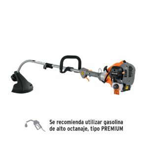 Desbrozadora a gasolina 30cc mango tipo d 17" corte curva Código: 12498