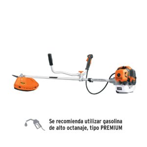 Desmalezadora a gasolina 52 cc mango 'bici' 18' corte Código: 11032