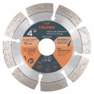 Disco de diamante rin segmentado diametro 4" Código: 11581