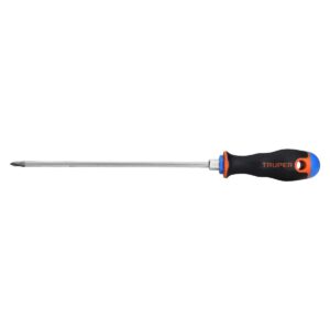Desarmador de cruz 3/16" x 8" mango de comfort grip Código: 14070
