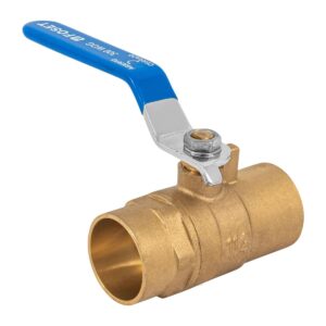 Valvula de esfera de laton soldable 1-1/4" Código: 49009