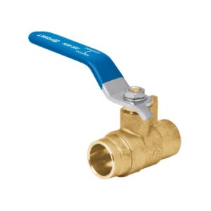 Valvula de esfera de laton soldable 1/2" Código: 49006