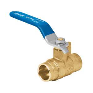 Valvula de esfera de laton soldable 1/2" alta presion Código: 49481