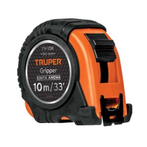 Flexometro gripper contra impacto 10 m cinta 1-1/4" Código: 14582
