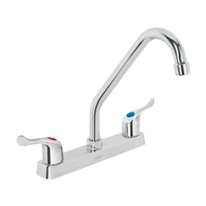 Mezcladora plastico fregadero curvo manerales palanca Código: 45515