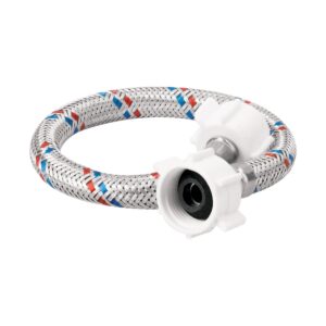 Manguera wc aluminio 1/2"x7/8" 35 cm plást/plást basic Código: 49768