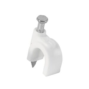 Grapa blanca curva 8 mm bolsa Código: 48273