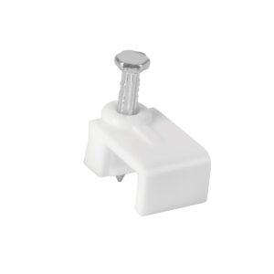 Grapa blanca plano 8mm bolsa Código: 48278