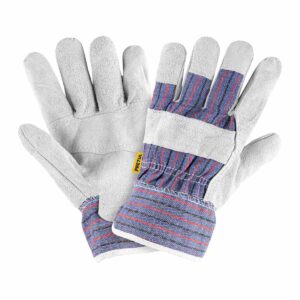 Guantes de carnaza y loneta unitalla pretul Código: 29976