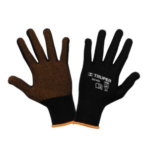 Guantes de nailon con puntos de pvc en palma medianos Código: 12651