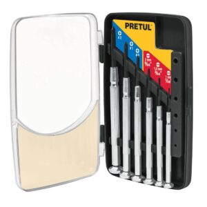 Juego con desarmadores metalicos de joyero 6 piezas pretul Código: 21382