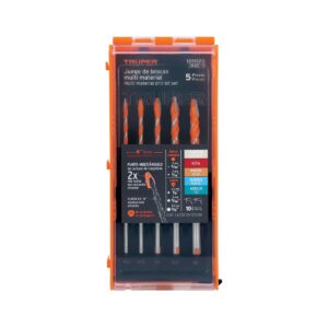 Juego de brocas multimaterial 5 piezas Código: 101820