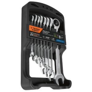 Juego llaves combinadas con matraca 8pzas mmtruper expert Código: 15816