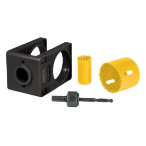 Juego para instalar cerraduras 4 pzas pretul Código: 26038