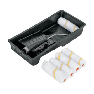 Kit de rodillo para pintar 4"(maneral charola y felpa) Código: 15023