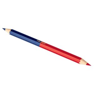 Lápiz bicolor grueso para carpintero 18cm Código: 101685