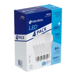 Lámpara de led a19 14 w luz de día 4 piezas en caja Código: 48128