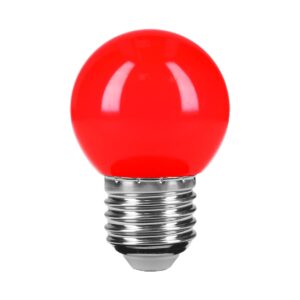 Lampara de led g45 127 v 1 w color rojo Código: 46029