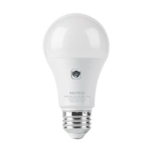 Lámpara led tipo bulbo a19 10 w con sensor de luz volteck Código: 46990