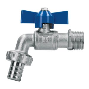 Llave de esfera c/maneral corto latón 130gr 1/2" foset Código: 48308