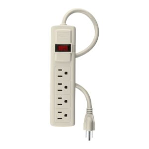 Multicontacto 4 entradas con interruptor 16 awg voltech Código: 47181