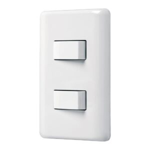 Placa armada 1 interruptor sencillo + 1 de 3 vías basic Código: 25085