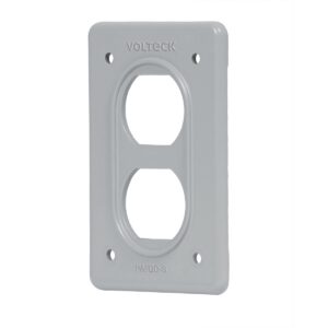 Placa de acero fs doble de sobreponer voltech Código: 46430