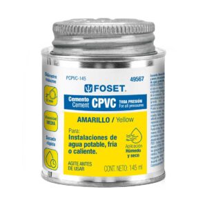 Pegamento para cpvc bote 145 ml Código: 49567
